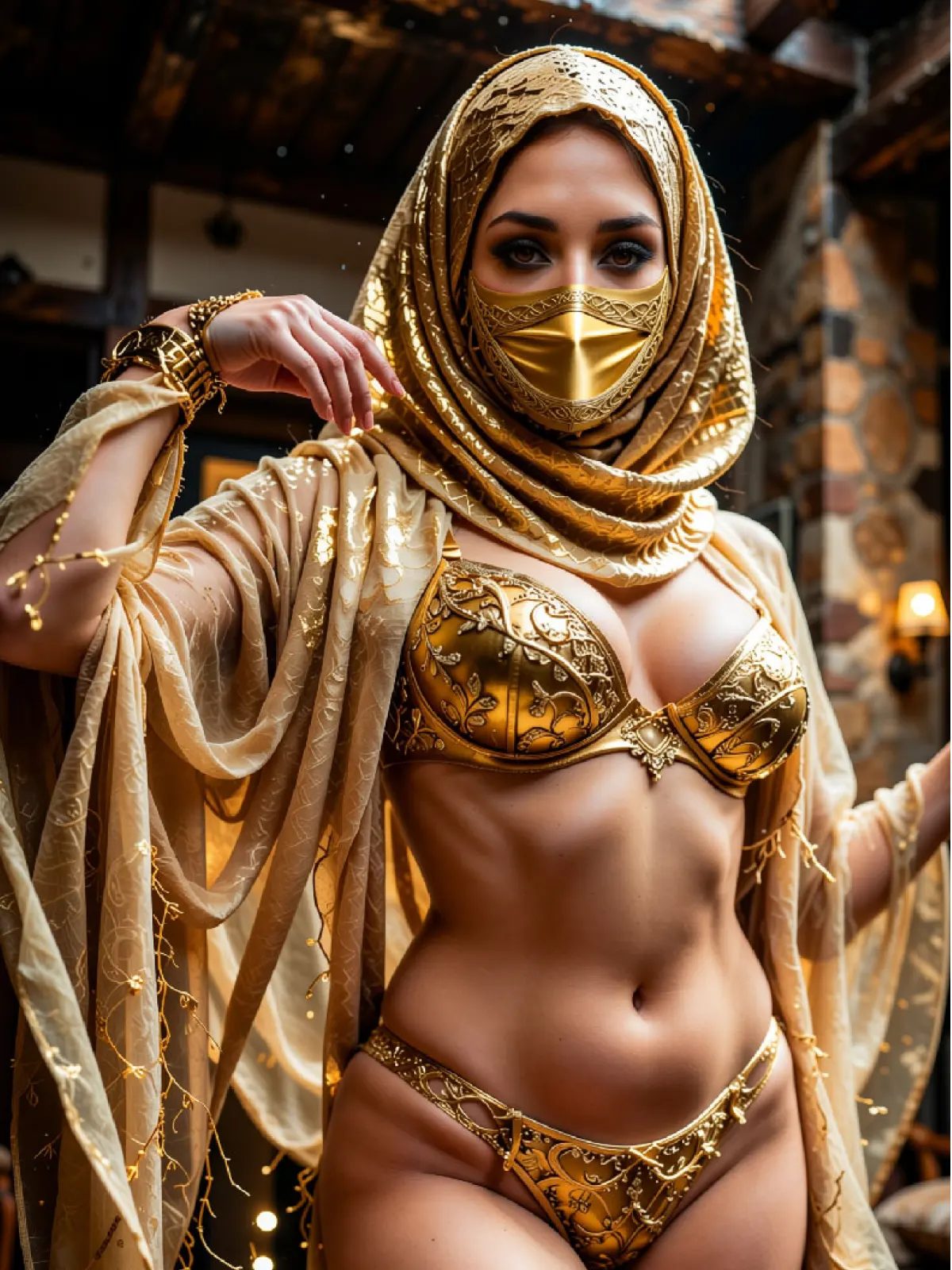 The Dance of Secrets — black curvy AI girlfriend roleplay scenario | LovePlay AI