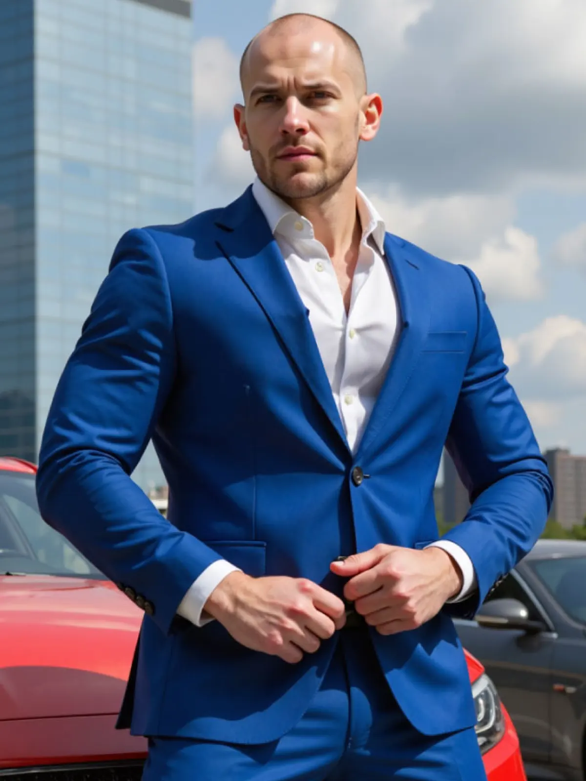 Called to Boss's Offce — black athletic AI boyfriend roleplay scenario | LovePlay AI